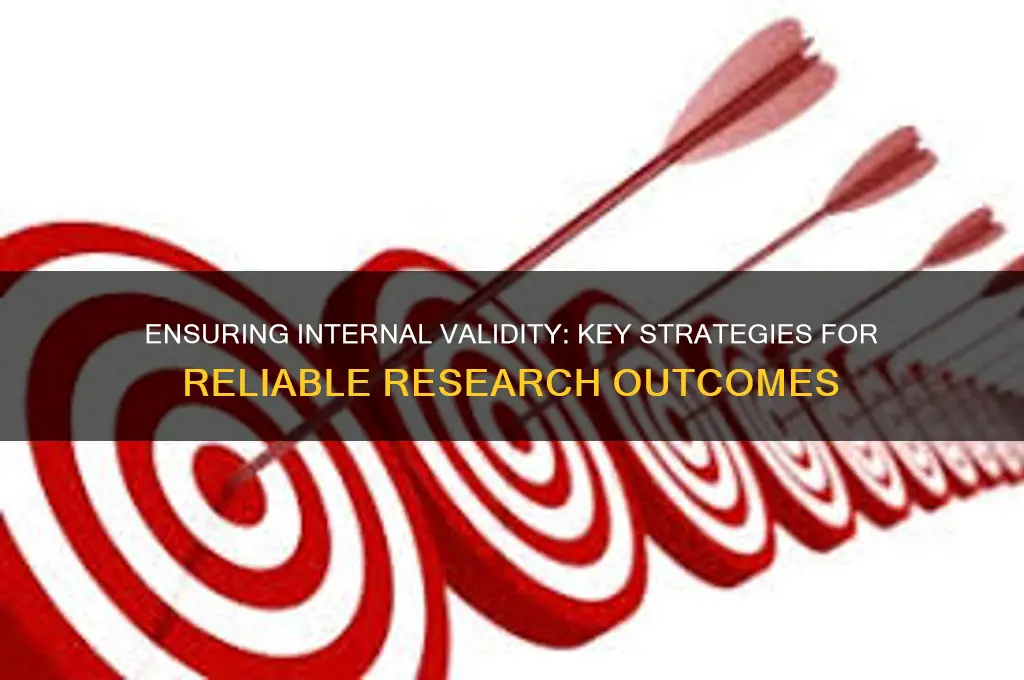 how to insure the internal validity