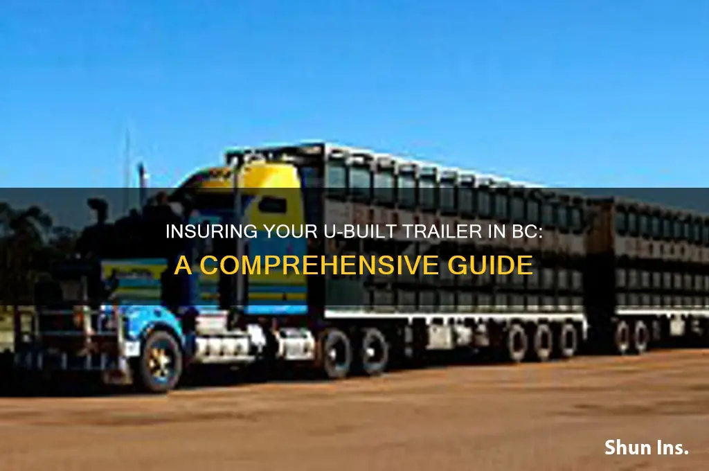 how to insure ubilt trailer in bc
