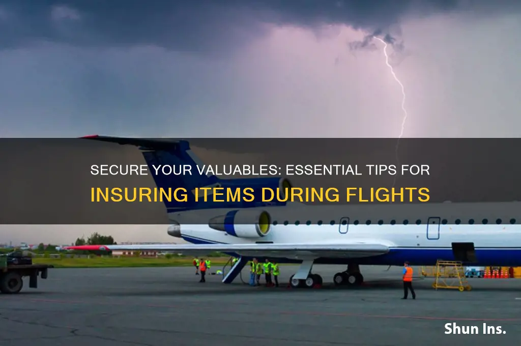 how to insure valuables on flights
