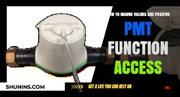 Ensure Positive Values in PMT Function with These Access Tips
