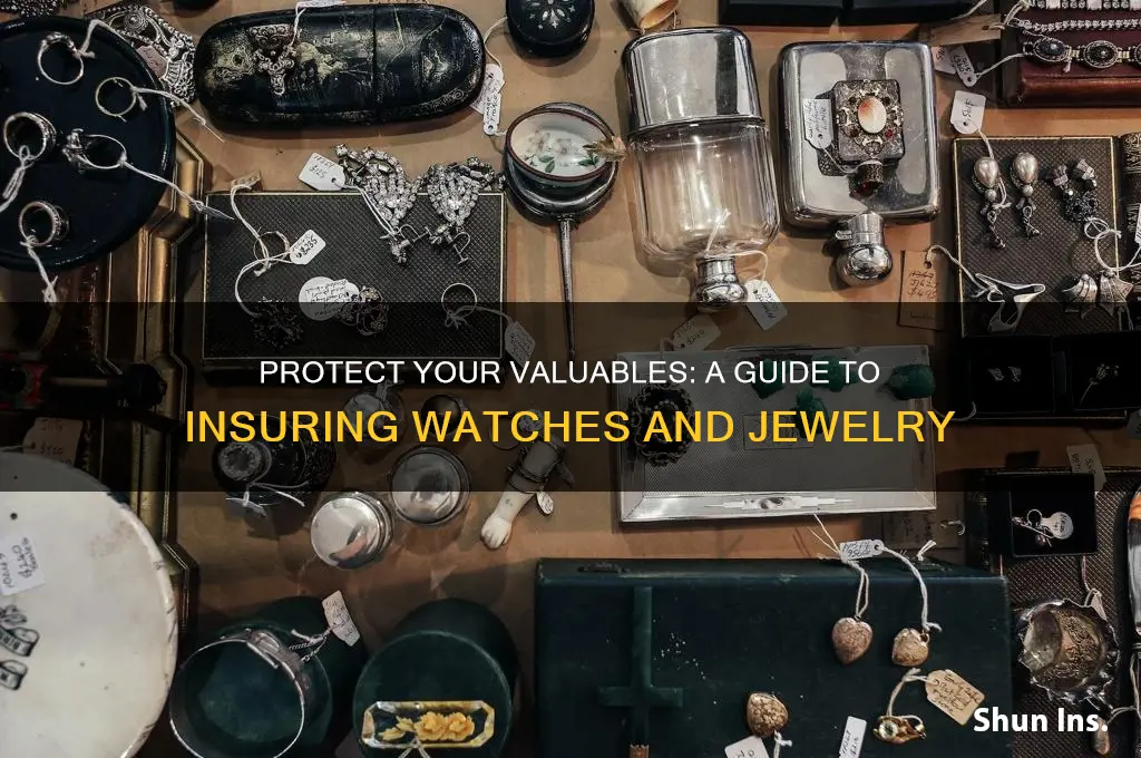 how to insure watches and jewelry