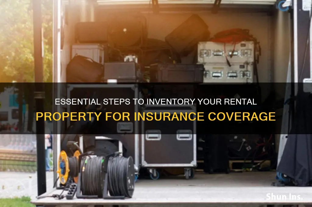 how to inventory for rental insurance