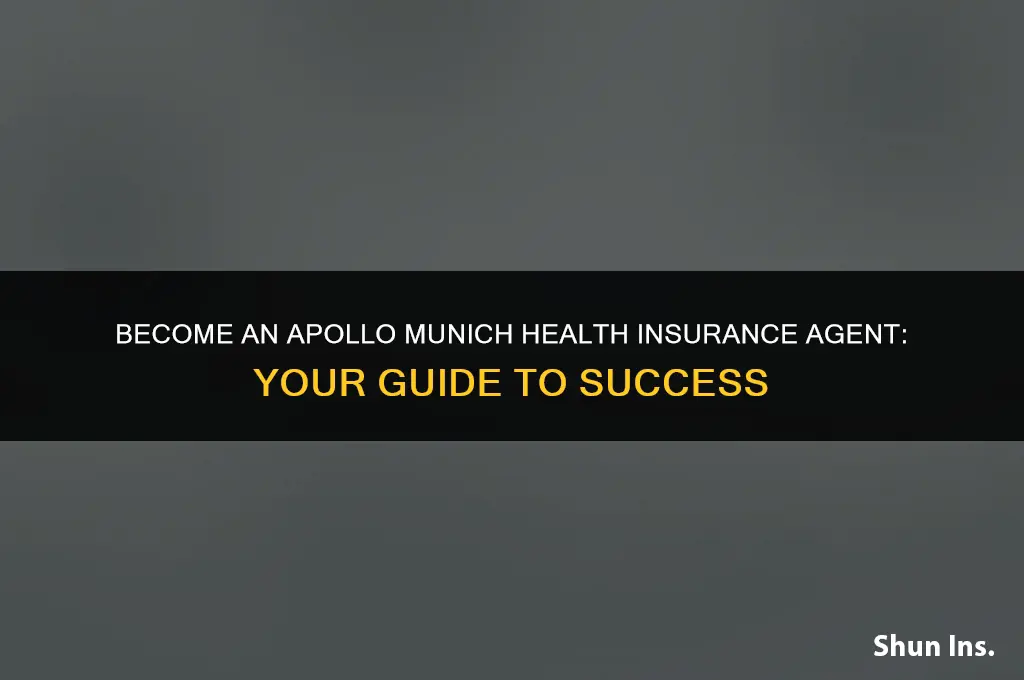 how to join apollo munich health insurance agent
