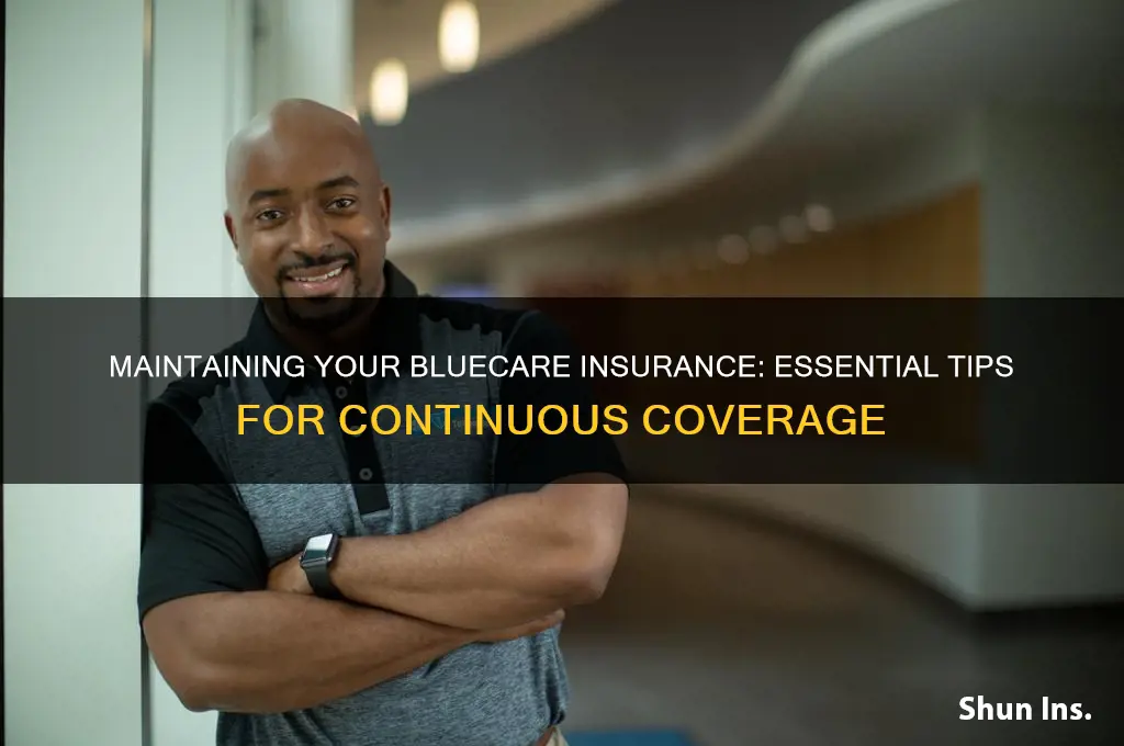 how to keep bluecare insurance
