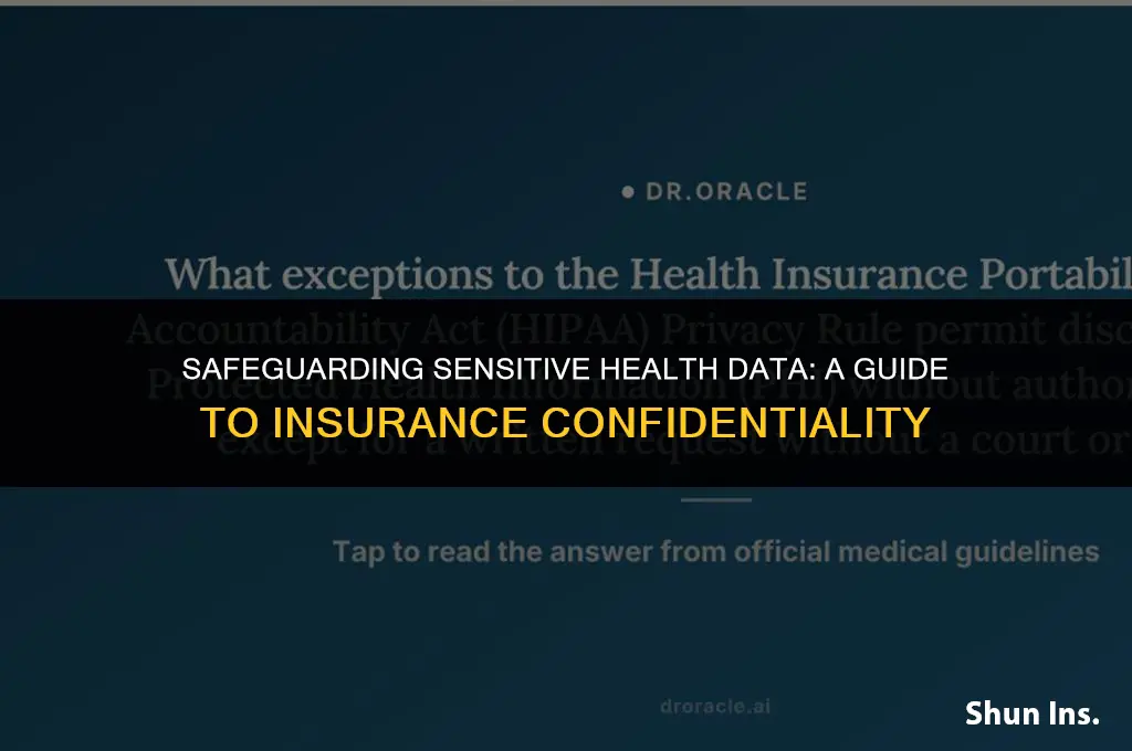 how to keep info confidentiality in health insurance