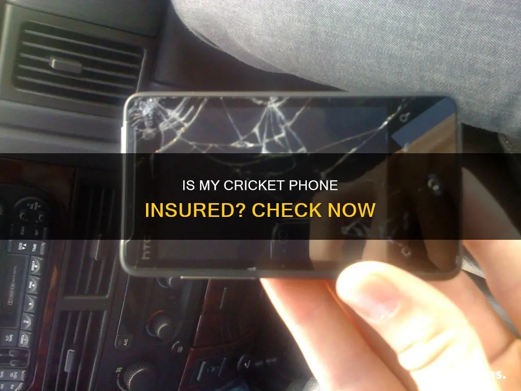 how to know if my cricket phone is insured