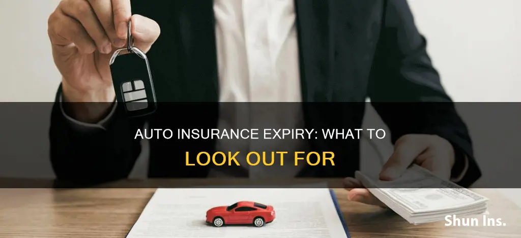 how to know when your auto insurance is expired