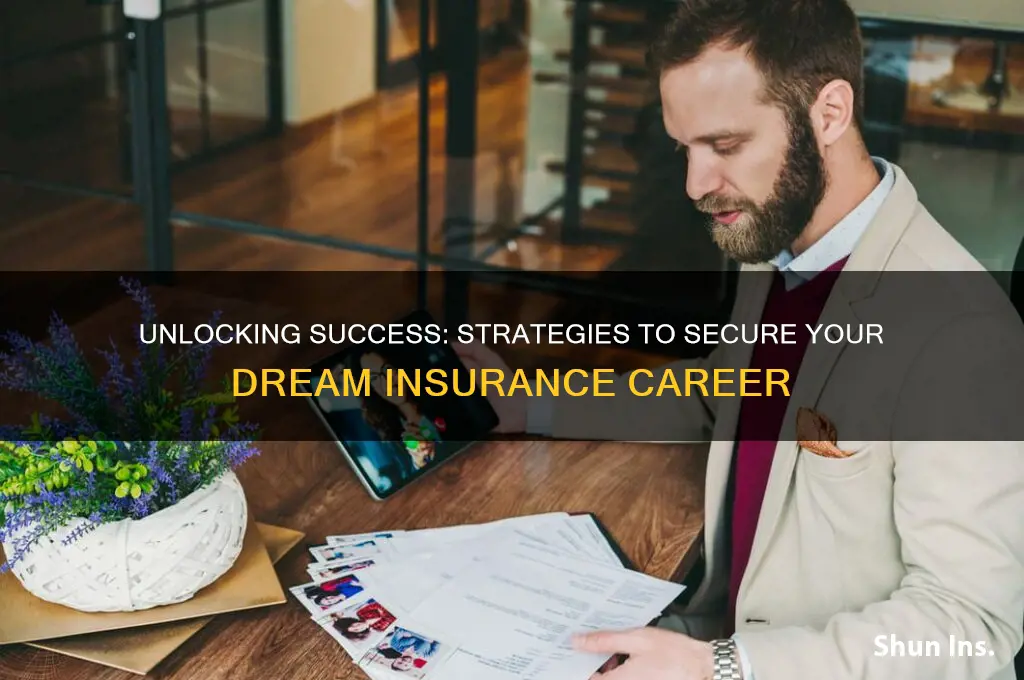 how to land an insurance job