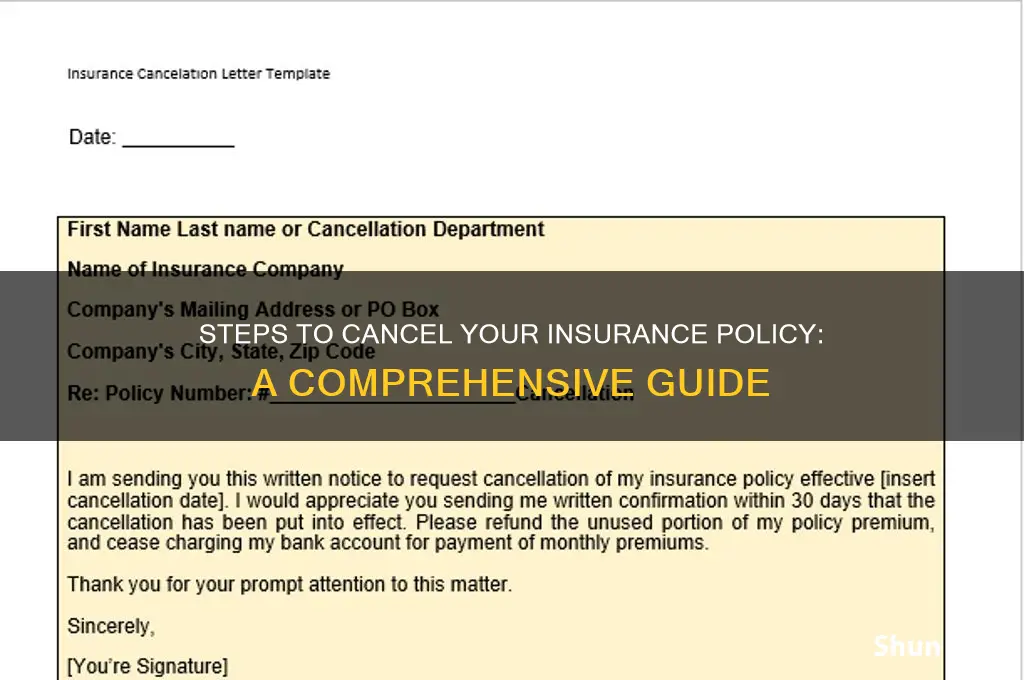 how to leave my insurance