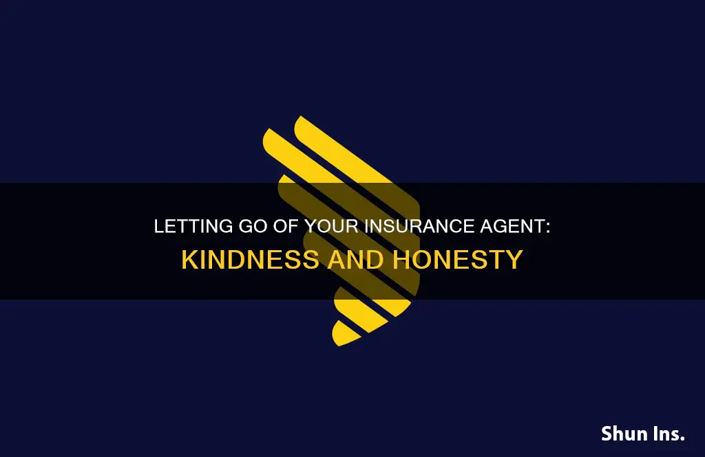 how to let your insurance agent down easy