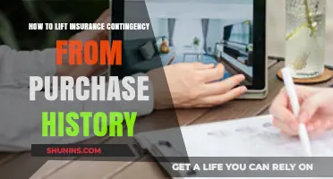 Removing Insurance Contingency: A Guide to Clearing Your Purchase History