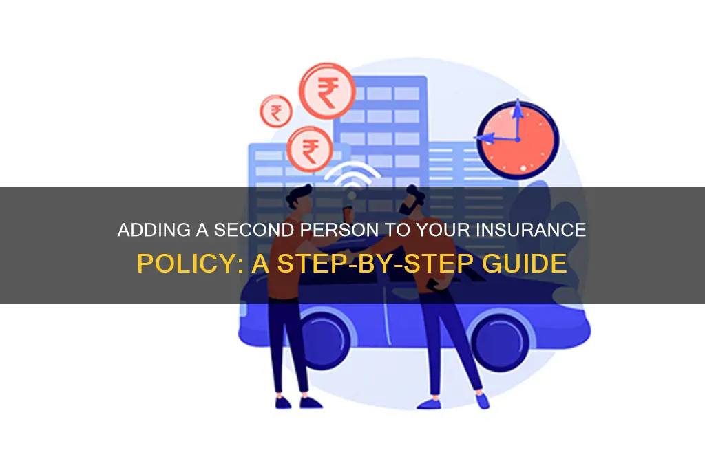 how to list 02 person on insurance