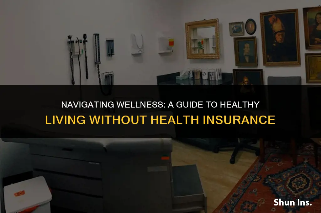 how to live a healthy live withou health insurance