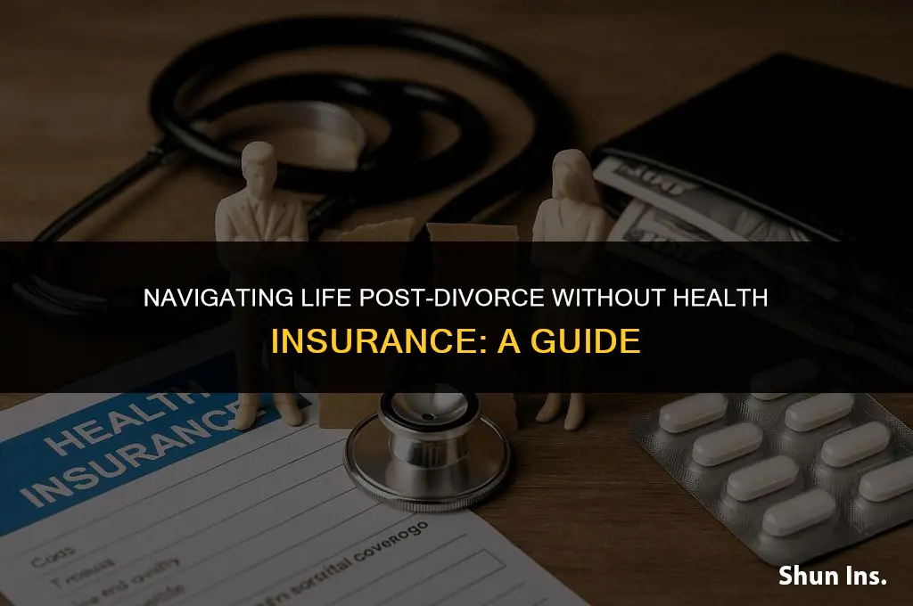 how to live after divorce with no health insurance