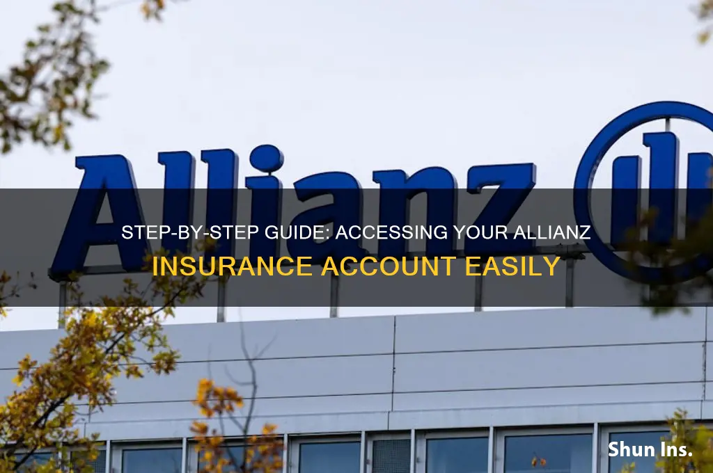 how to login to allianz insurance
