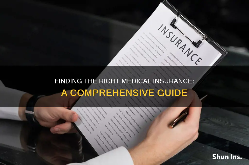 how to look for medical insurence