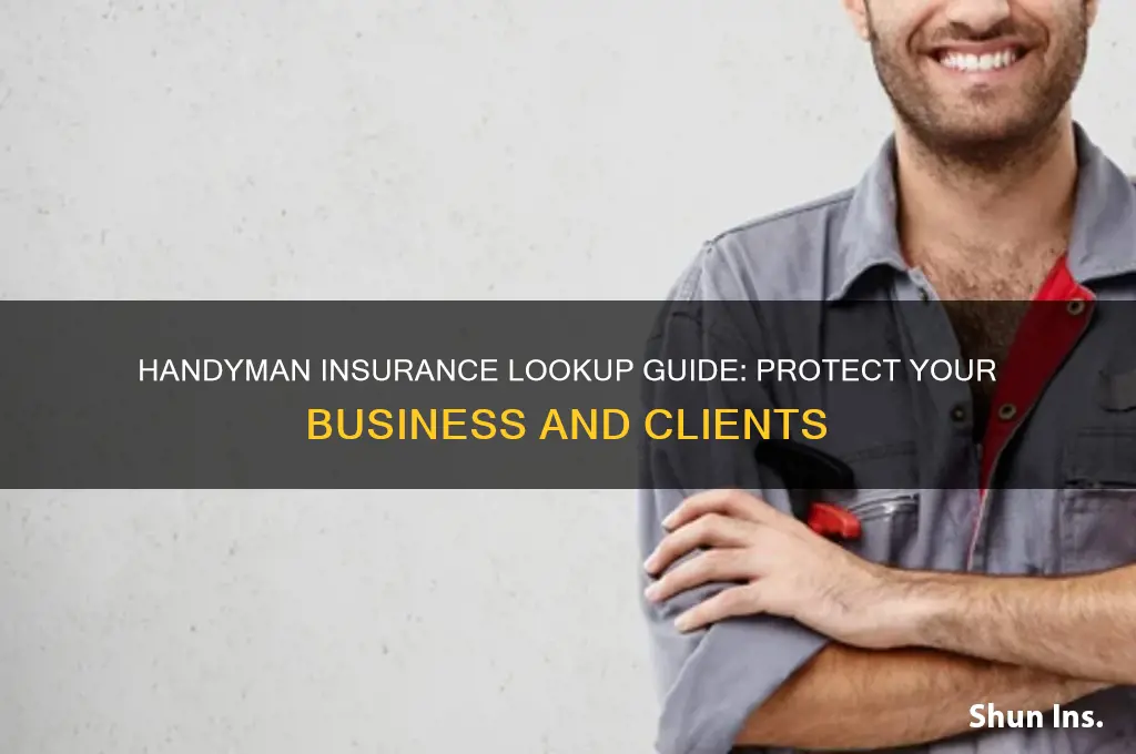 how to look up handymans insurance