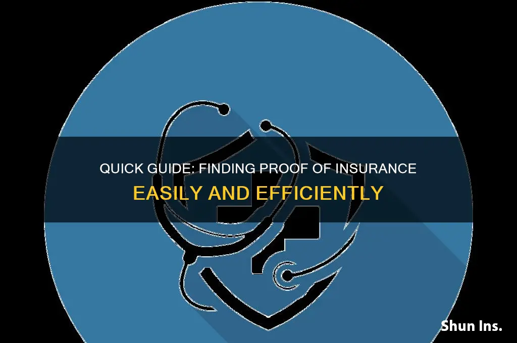 how to look up proof of insurance