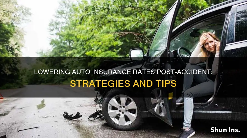 how to lower auto insurance after accident