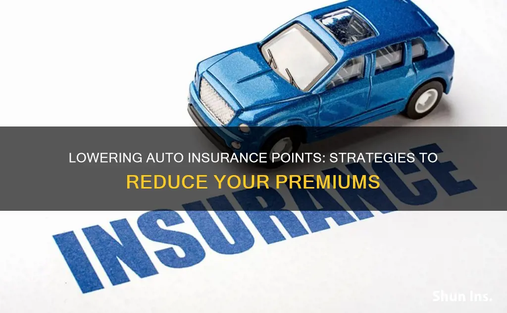 how to lower auto insurance points