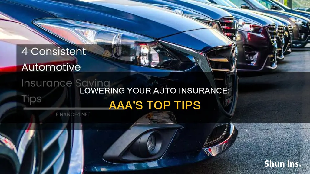 how to lower auto insurance with aaa