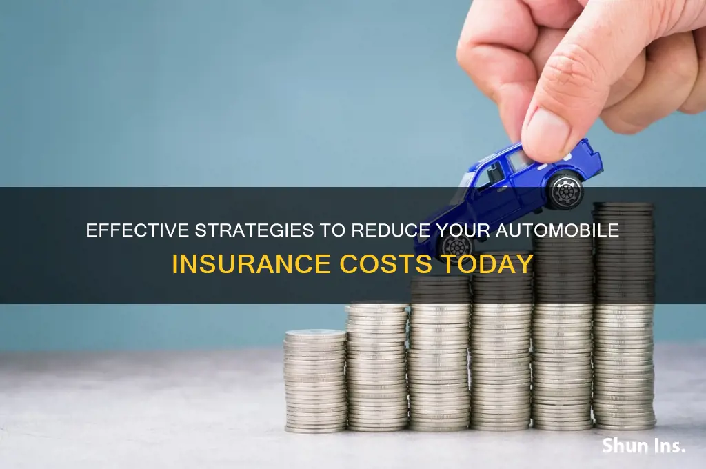 how to lower automobile insurance
