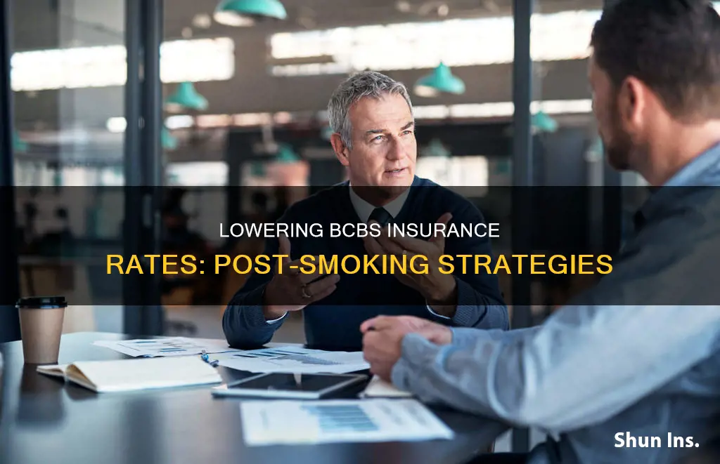 how to lower bcbs insurance rates after you quit smoking