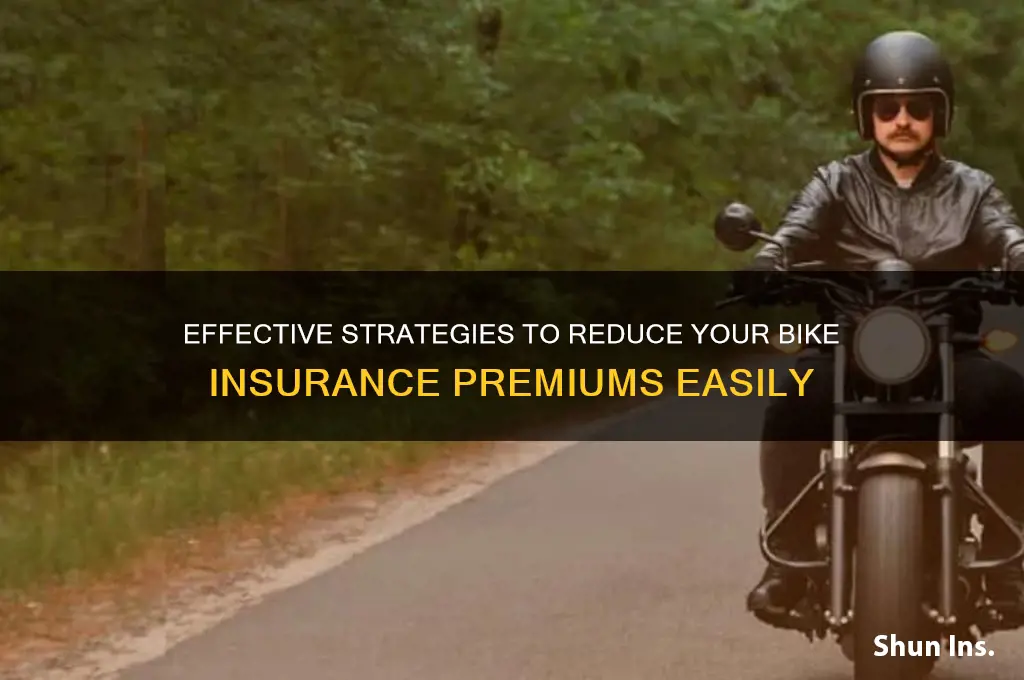 how to lower bike insurance