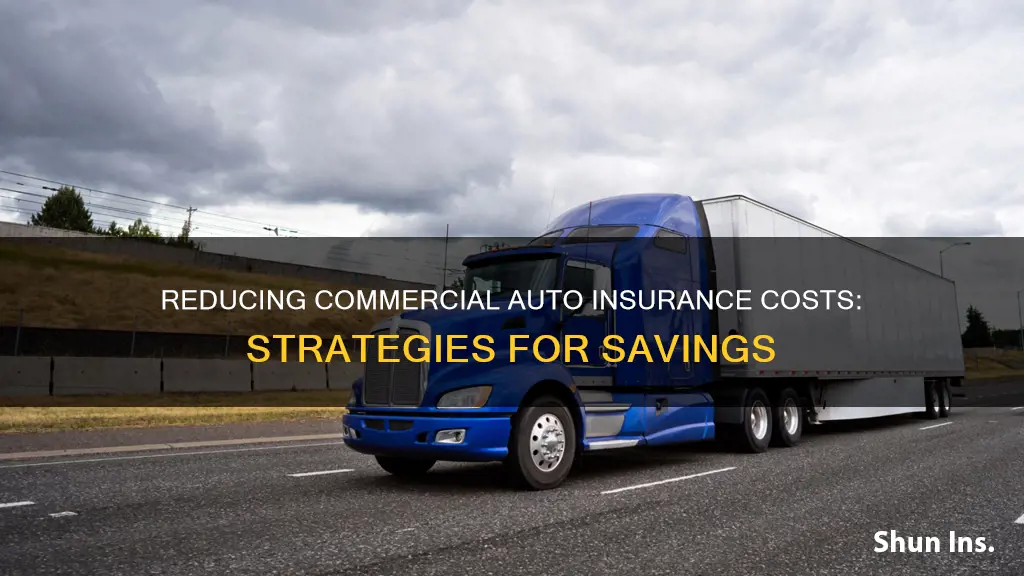 how to lower commercial auto insurance