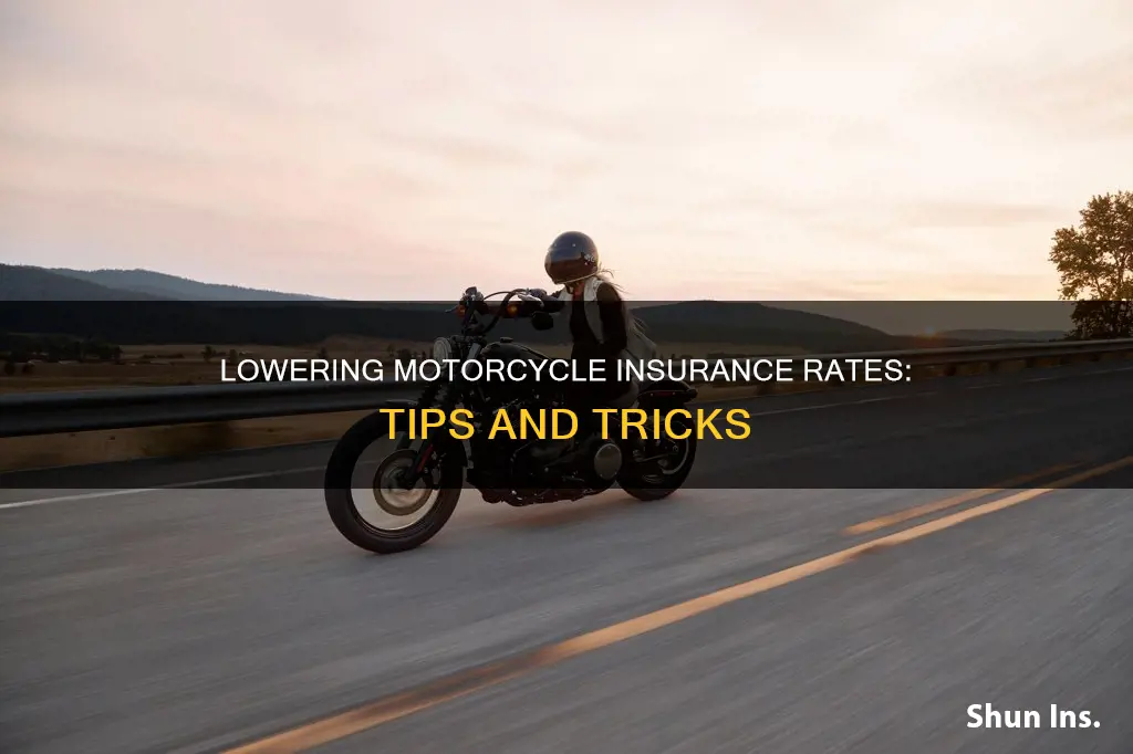 how to lower motorcycle insurance rates