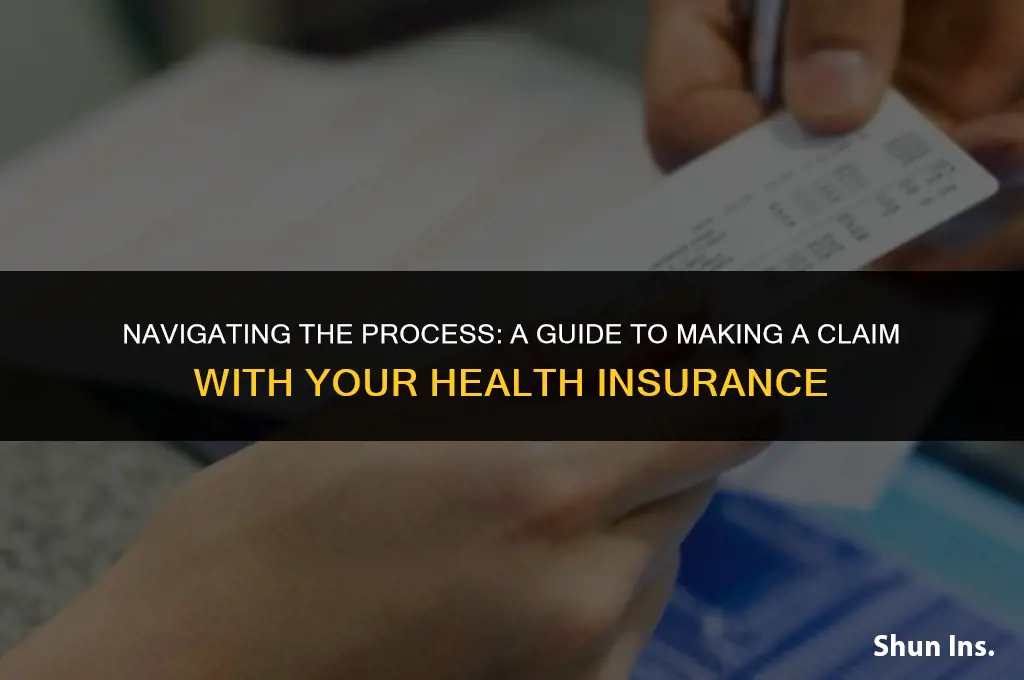 how to make a clain health insurance