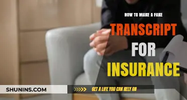 Creating a Fake Transcript for Insurance: Risks, Consequences, and Ethical Concerns