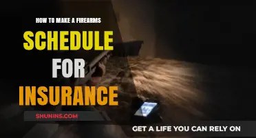 Crafting a Comprehensive Firearms Schedule for Insurance Coverage