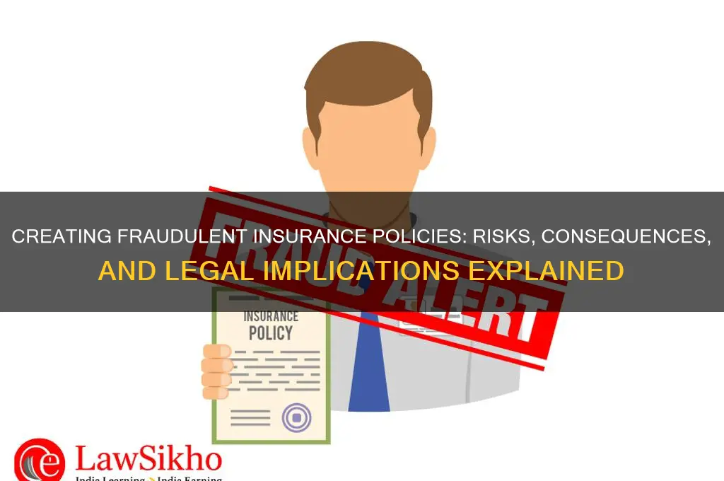 how to make fake insurance