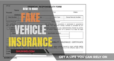 Creating False Vehicle Insurance