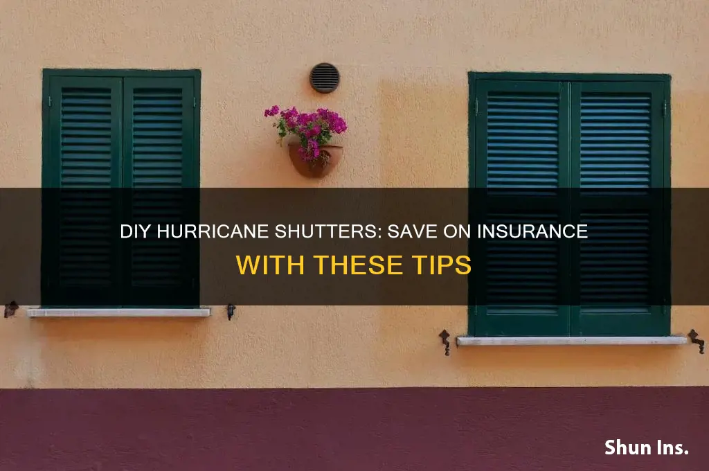 how to make hurricane shutters that qualify for insurance discount
