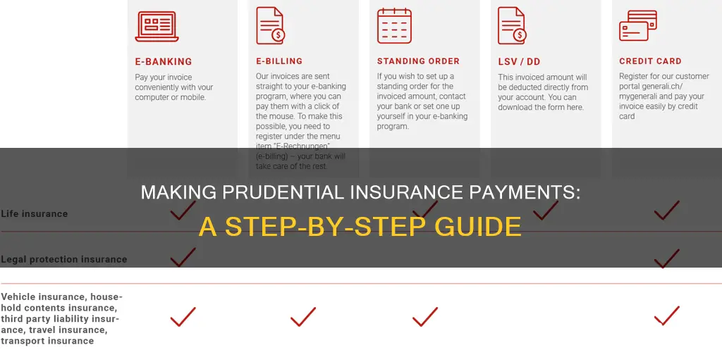 how to make payment for prudential insurance
