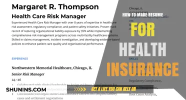 Crafting a Winning Resume for Health Insurance Professionals