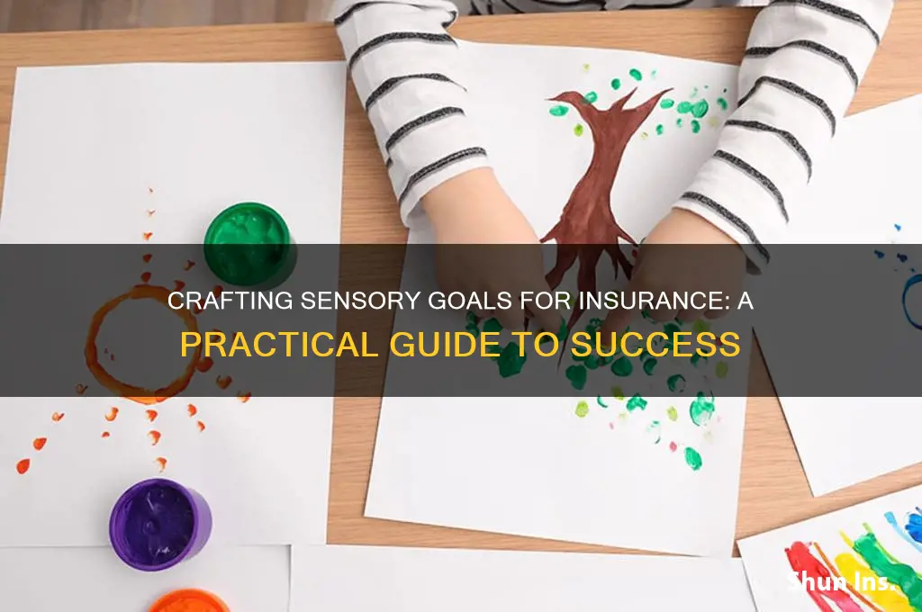 how to make sensory goals for insurance
