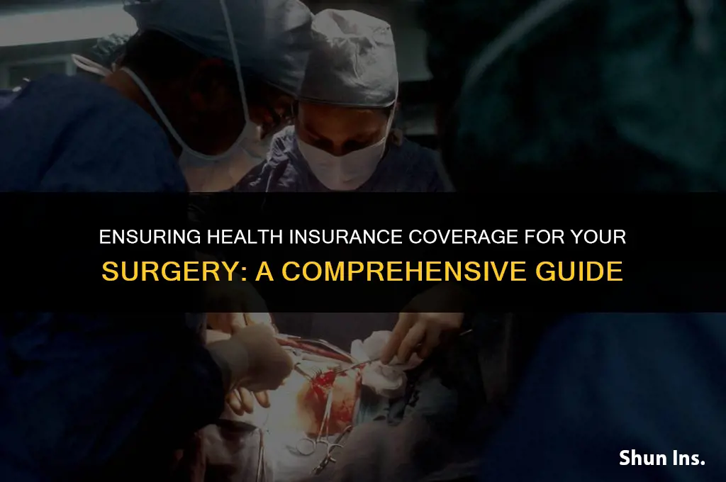 how to make sure health insurance recievletters for surgery