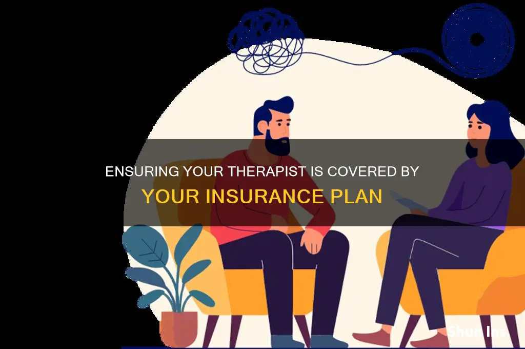 how to make sure therapist is in insurance