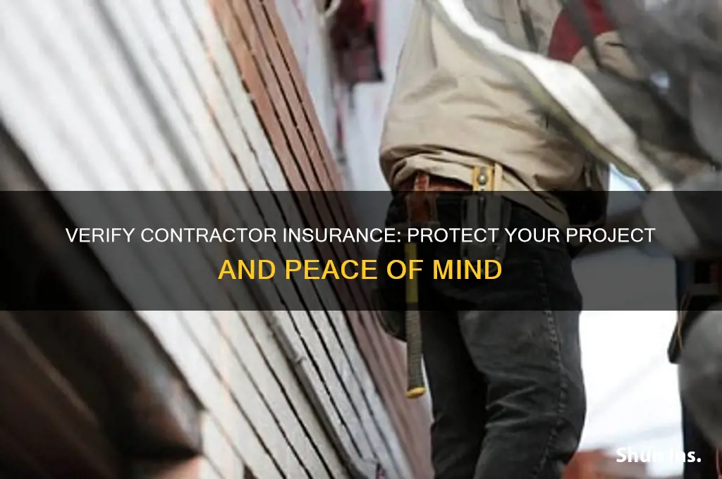 how to make sure your contractor is insured
