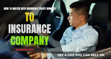 Matching Auto Insurance: Policy Number to Company