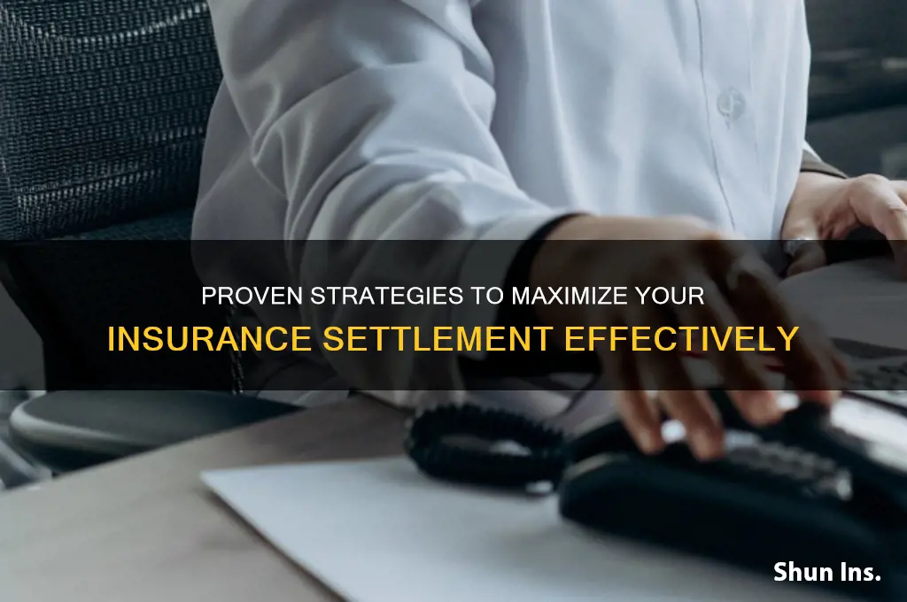 how to maximize insurance settlement