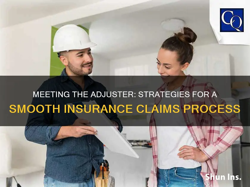 how to meet insurance adjusters