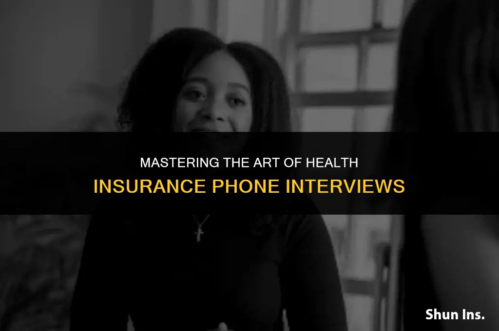 how to nail a health insurance phone interview