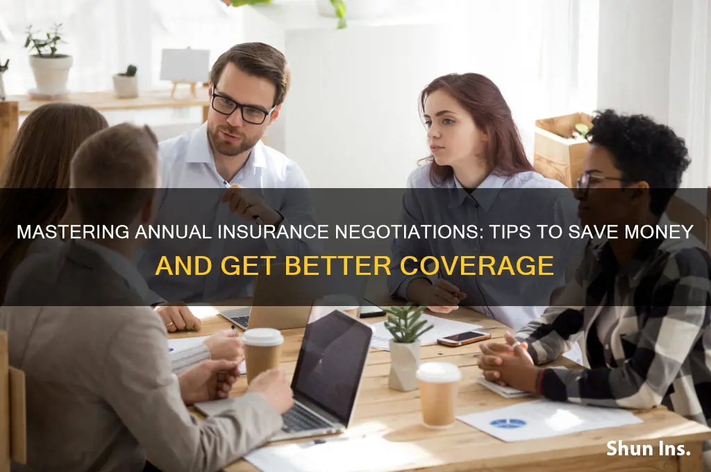 how to negotiate insurance annual