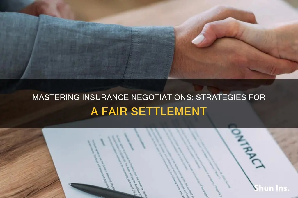 how to negotiate insurance settlement