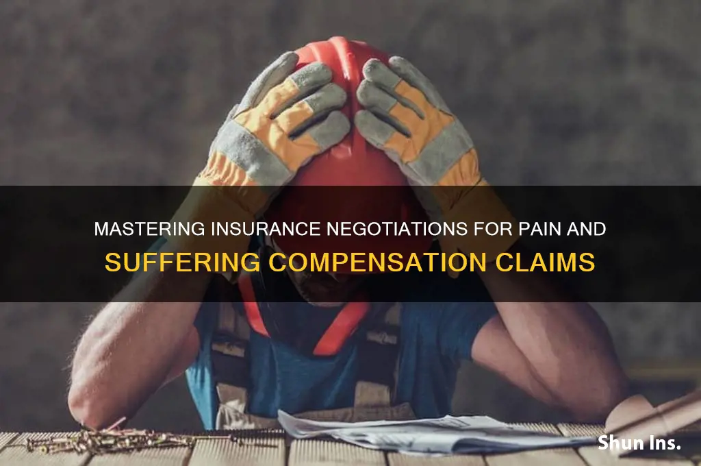 how to negotiate pain and suffering compensation with insurance