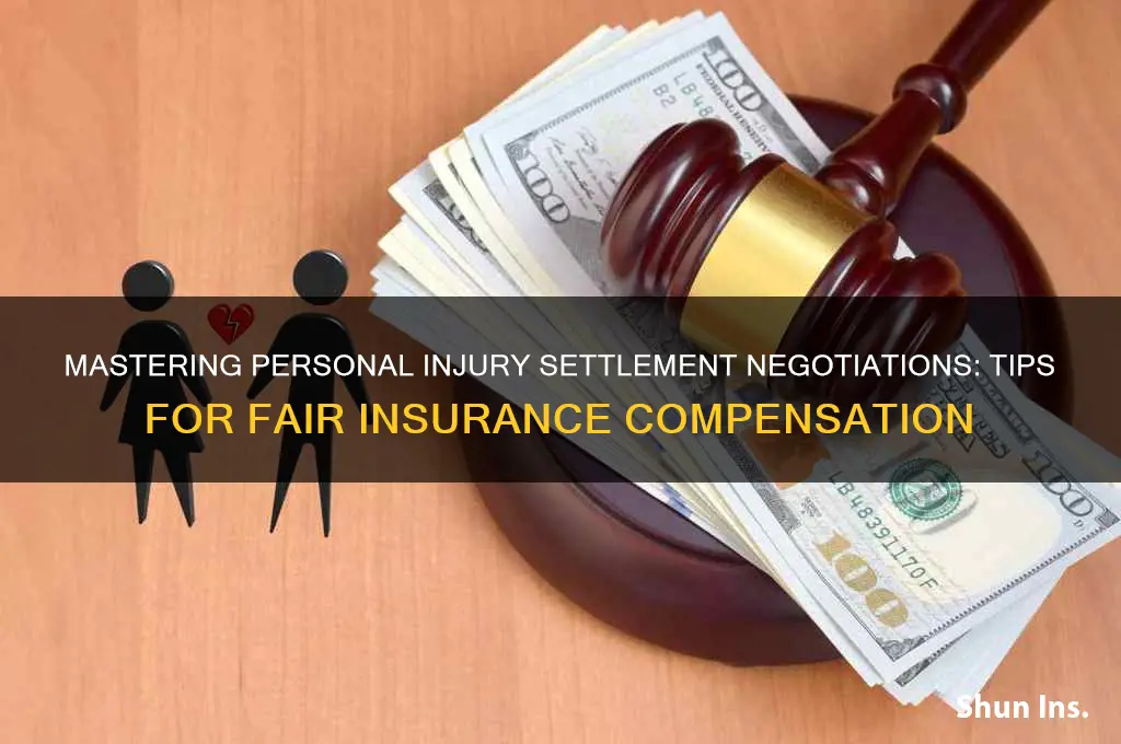 how to negotiate settlement personal injury insurance